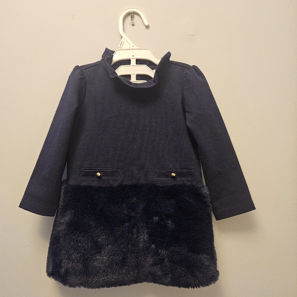 Janie and Jack Faux Fur Bottom Dress